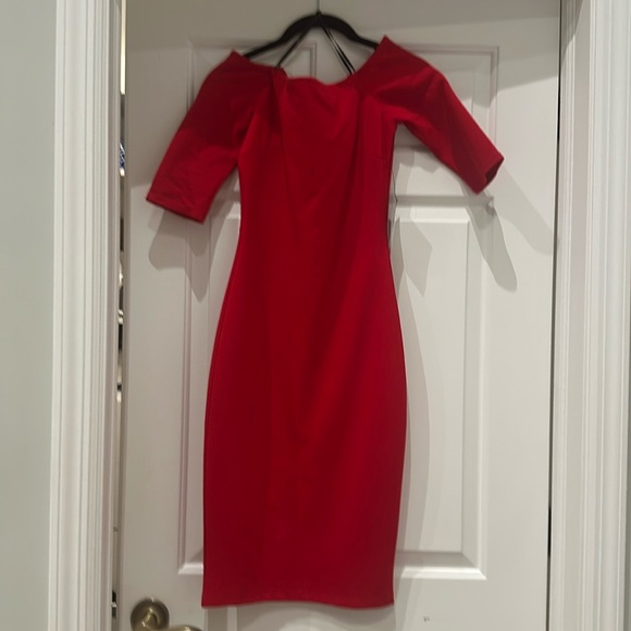 NWT Lulus red midi dress - Picture 1 of 1